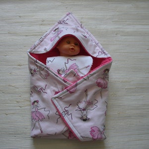 Bath cape bathrobe diaper bib doll doll 30 cm