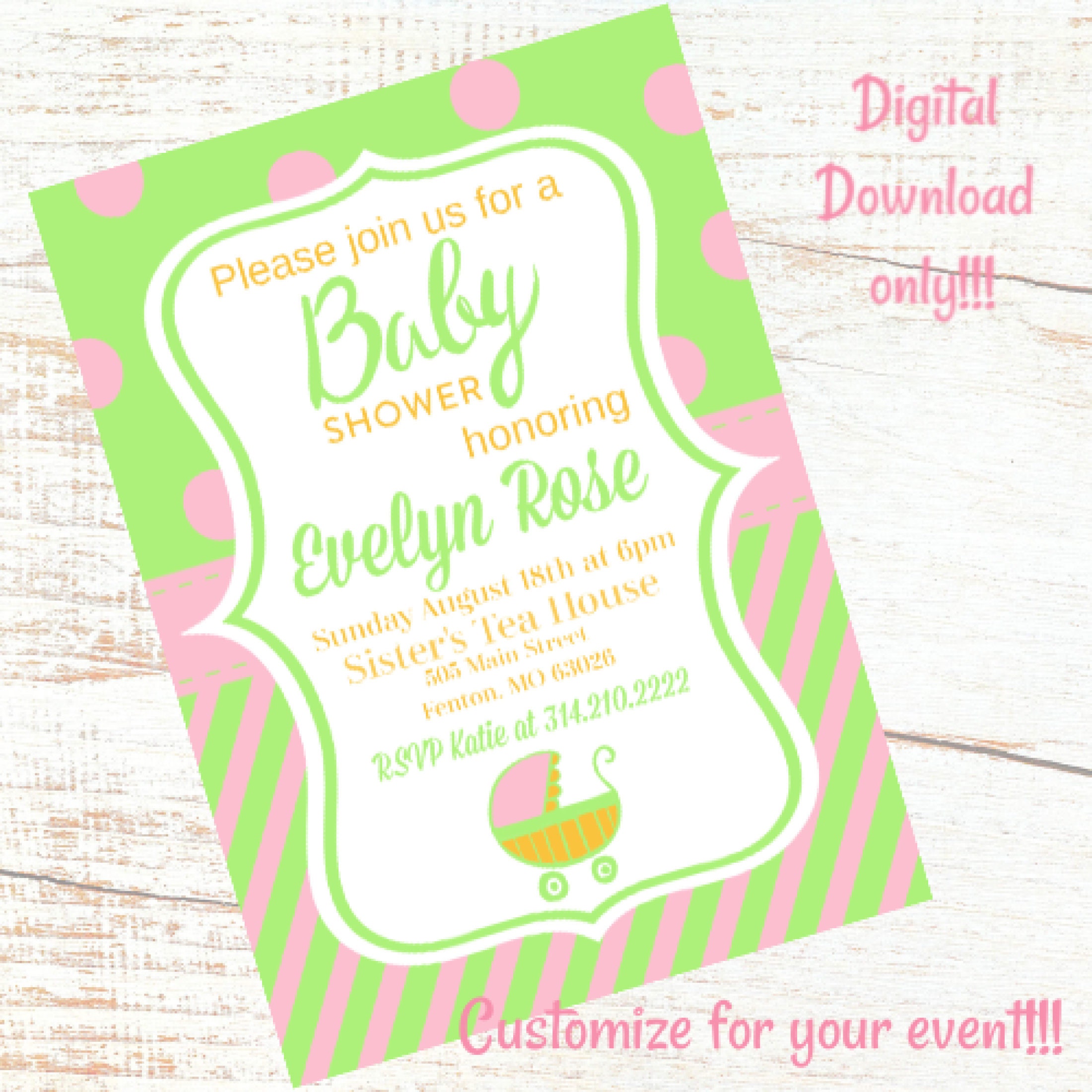 Digital Project Life Baby Girl Edition Scrapbook Stickers –  digitalprojectlife