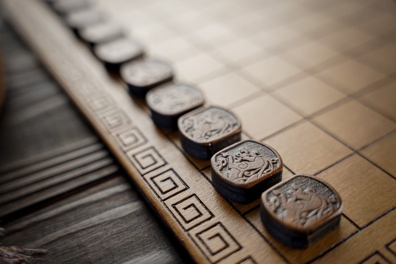 Ludus Latrunculi Ancient Roman Board Games Handmade Board Etsy