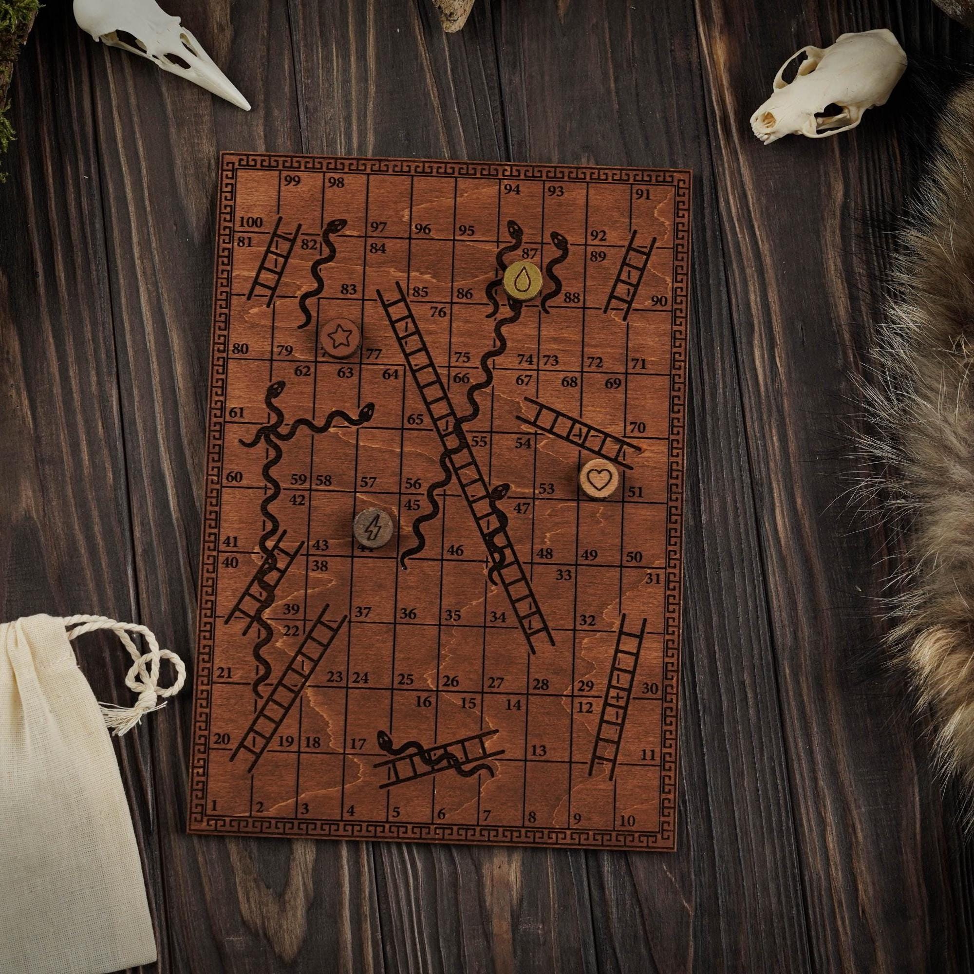 Wooden Snake Ladder - Etsy