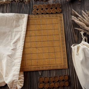 Ludus Latrunculi roman board games, ancient game, Ludus latrunculorum, handmade board game, historical logic table game, roman checkers