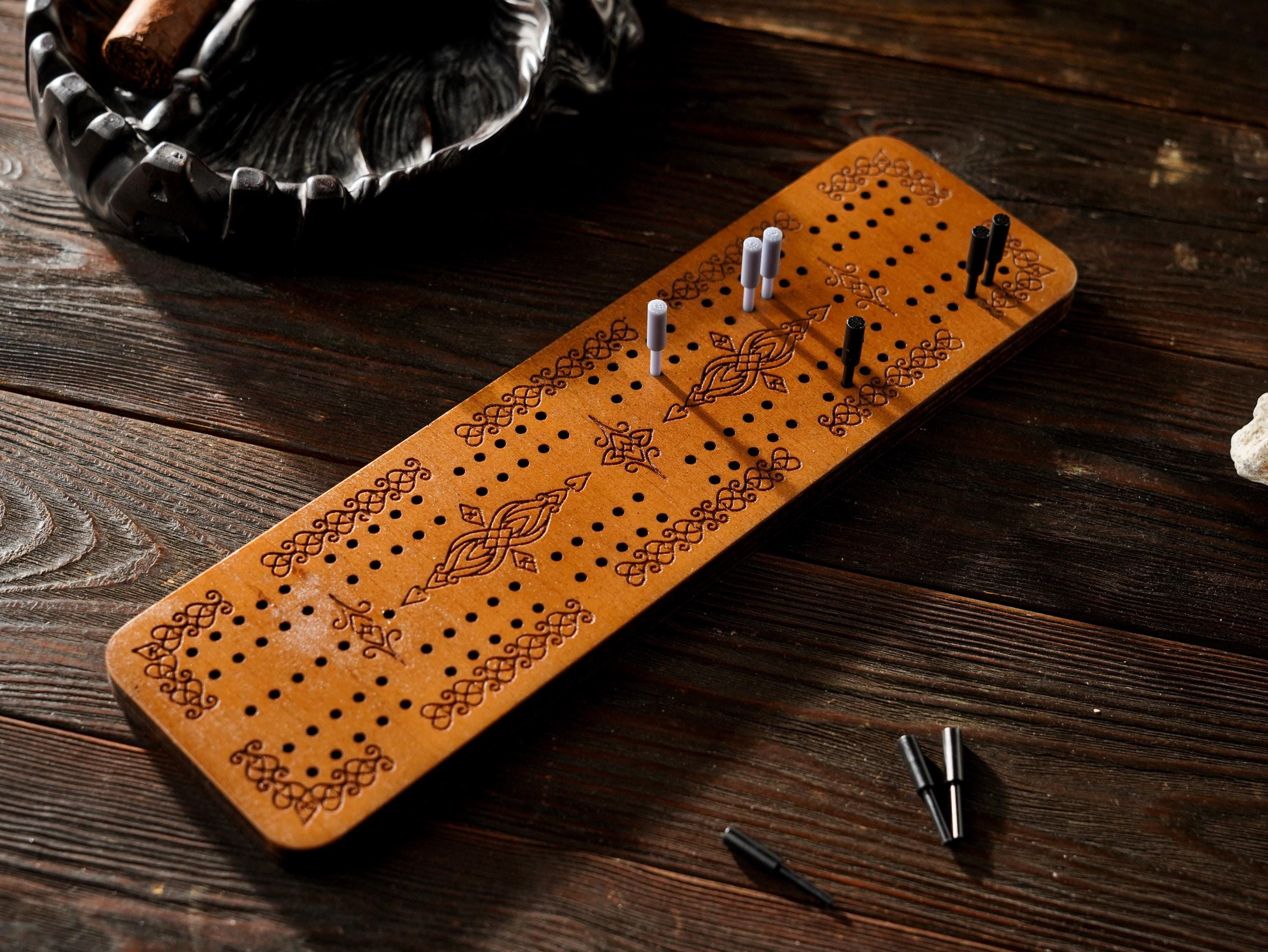 Cribbage board game, cribbage board, travel cribbage, board game, traditional board game,  two-player strategy game, ancient board game