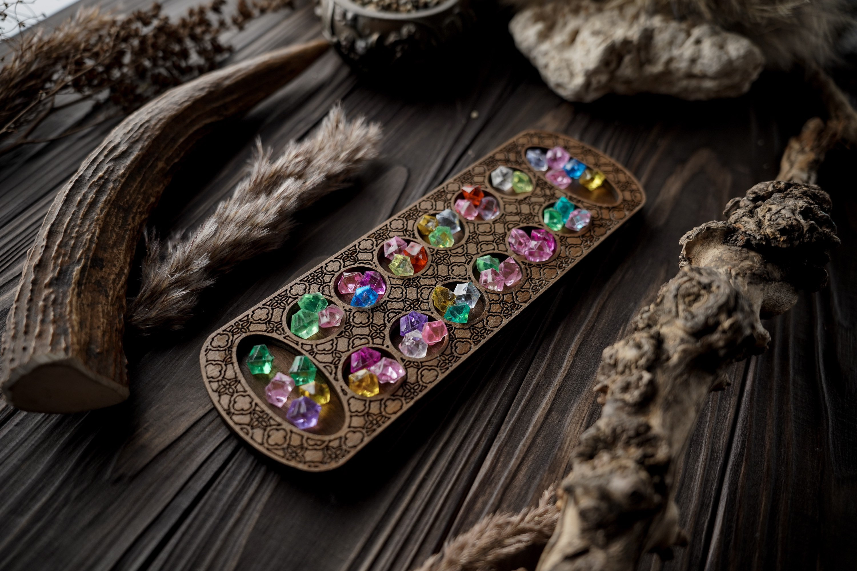 MANCALA board game, ancient wooden games, sumerian ancient game, board games, ancient board games