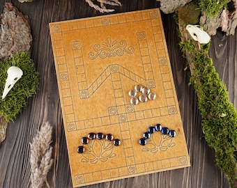 Juego de mesa Pancha Keliya, juego de carreras de Sri Lanka, juego tradicional, juego de mesa de Sri Lanka, juego antiguo, juego para dos, juegos de mesa