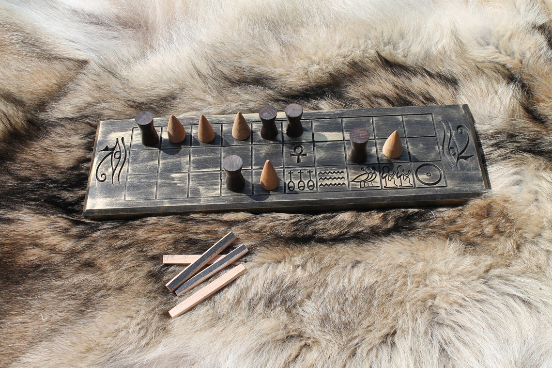 ancient board game egyptian board game wooden Etsy