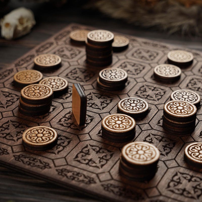 Wooden Tak Game Board - Etsy