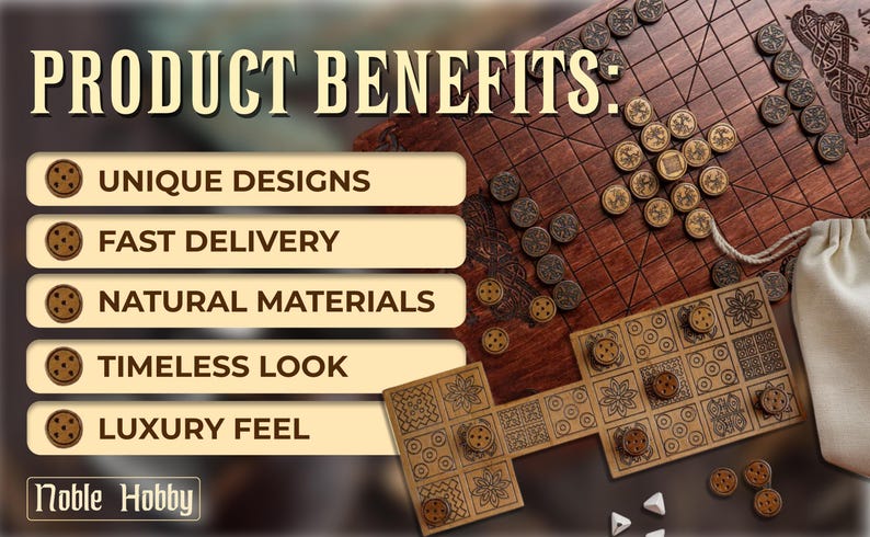 Wooden Board Game
Custom board game
strategy wood
fantasy board
tabletop gift
rustic game
gift for gamer
bonus brother gift
greek board
pente game
wooden couples game
classic board
board gift set