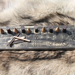 Senet Ancent Egyptan Board Game Wooden Board Game - Etsy