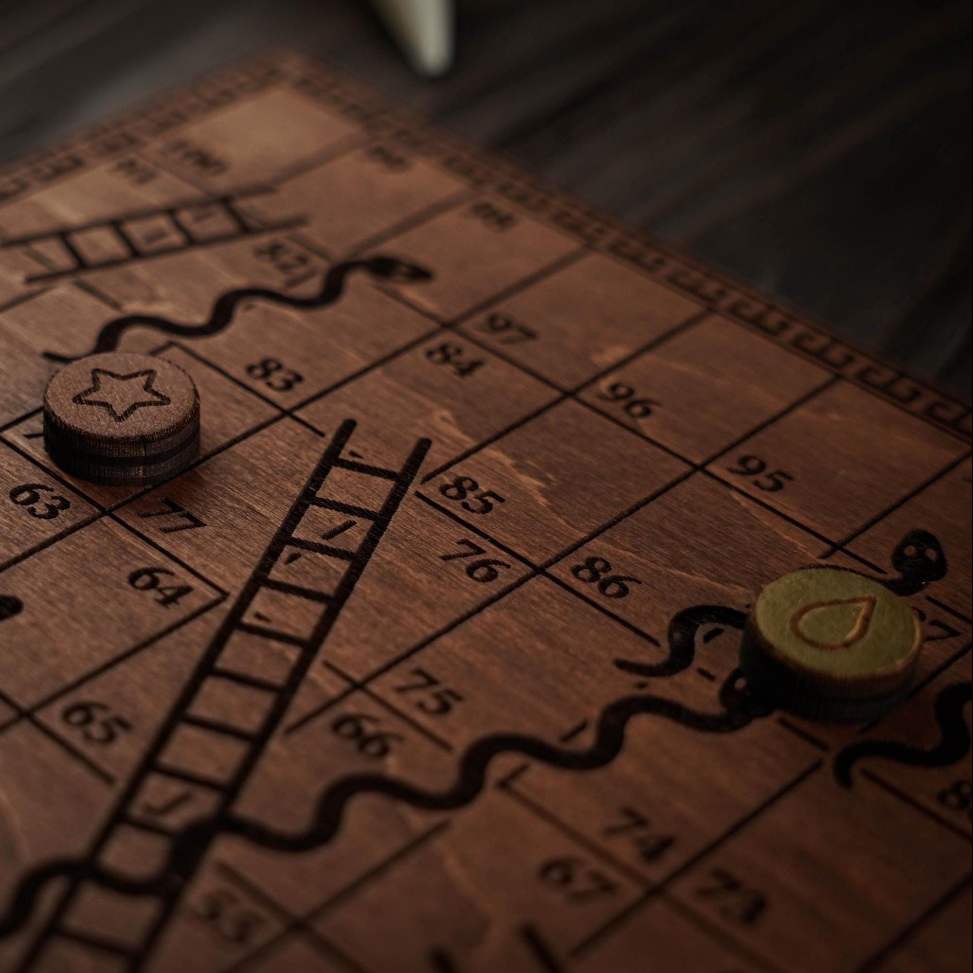 Wooden Snake Ladder - Etsy