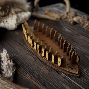 Juego de mesa DALDOS, juego de mesa vikingo, juego de mesa daldoza, juegos escandinavos, juegos nórdicos