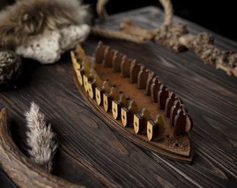 Juego de mesa DALDOS, juego de mesa vikingo, juego de mesa daldoza, juegos escandinavos, juegos nórdicos