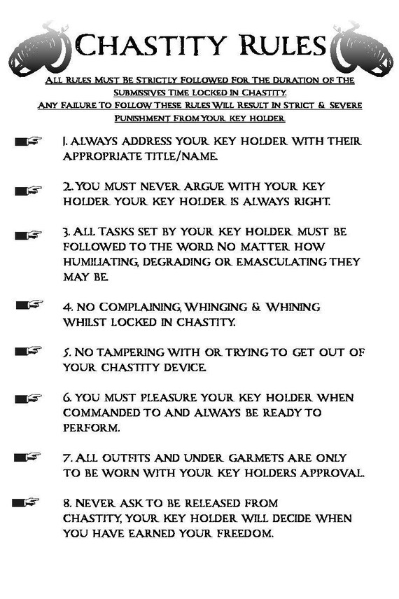 Bdsm slave rules