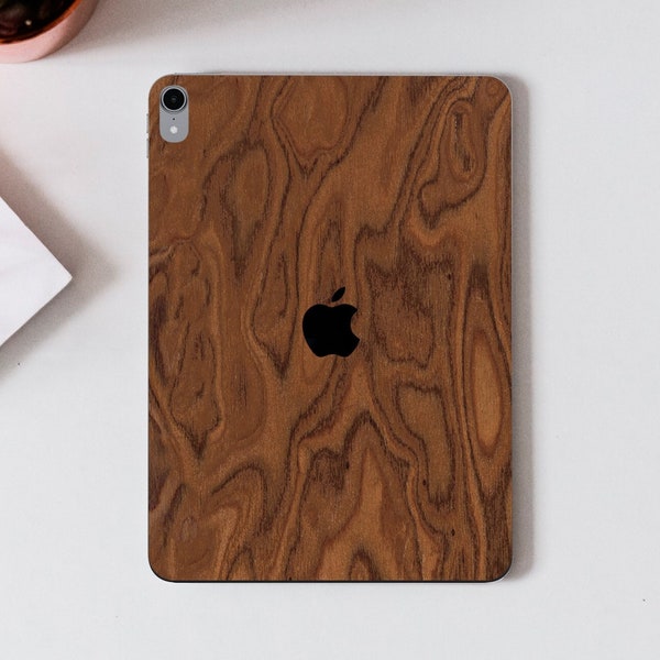 Elm iPad Wood Cover for Ipad 2021 Ipad Decal Sticker Cover Ipad Pro Ipad Air Ipad Mini Ipad11 Ipad 12.9 Ipad 10.5 Ipad 9.7 organic Sticker