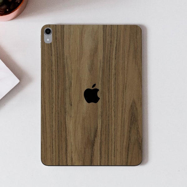 Noble Walnut Wood Cover for Ipad 2021 Ipad Decal Stiker Cover Ipad Pro Ipad Air Ipad Mini Ipad11 Ipad 12.9 Ipad 10.5 Ipad 9.7 organic Stiker