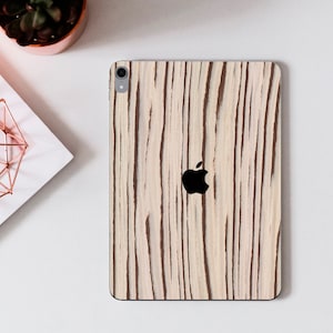 Real Wood iPad Skin, Rustic iPad Cover, iPad Pro Wood Wrap, Wood Texture iPad Decal, Minimalist iPad Cover, Organic iPad Decal, Boho Cover