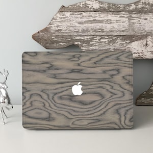 Wood Skin for MacBook, Real Wood MacBook Cover, Natural Wooden Laptop Decal, Genuine Wood Grain Hard Shell, Eco-Friendly MacBook Case