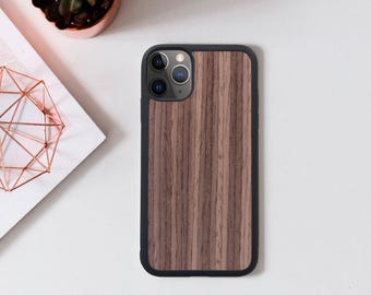 Natural Wood and Silicone Case For iPhone, Wood iPhone Case, iPhone 16 Pro 15 14, iPhone 14 13 12 Pro, Wood iPhone MagSafe Case 16 Pro Max