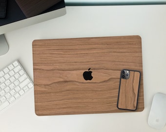 Real Wood Natural Wood Macbook Air 13 Cover Walnut Wood Macbook Decal Wood Skin Macbook Pro 13 Cover Macbook 15 Pro Mac Sticker Wood Cover