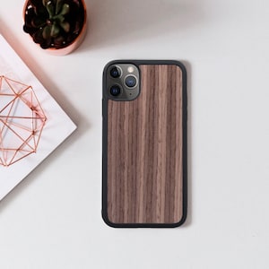 Naturholz und Silikonhülle für iPhone, Holz iPhone Hülle, iPhone 16 Pro 15 14, iPhone 14 13 12 Pro, Holz iPhone MagSafe Case 16 Pro Max