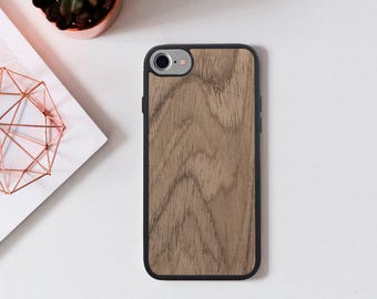 Naturholz iPhone Hülle, hellbraune Holz Handyhülle, minimalistisches Eco-Design