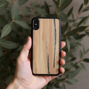 Handmade Wood IPhone Case, Natural Wood iPhone Case, Rustic Wood iPhone Skin, iPhone Case for All Models, Eco-Friendly iPhone Case Gift