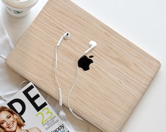 Decalcomania Legno Vero Legno Rovere Naturale Legno Macbook Pro 13 Custodia Macbook Air 13 Custodia Planked Quercia Legno Macbook Skin Macbook 15 Pro Mac Legno Adesivo