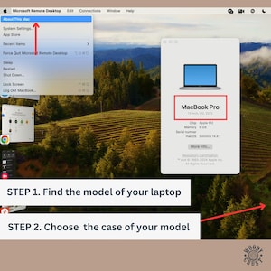 Puede incluir: Una captura de pantalla de la ventana "Acerca de esta Mac" de una computadora Mac, que muestra el nombre del modelo "MacBook Pro" con una pantalla de 13 pulgadas y un chip Apple M2. La ventana tambi&eacute;n muestra el tama&ntilde;o de la memoria, el n&uacute;mero de serie y la versi&oacute;n de macOS.