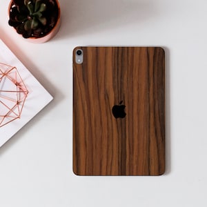 iPad Real Wood Skin, Rosewood iPad Cover, Organic iPad Decal, Natural Wood Cover, Rosewood Cover iPad Pro, Wood Skin iPad Air, iPad Pro Skin