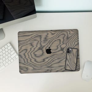 Wood Skin for Macbook, Real Wood MacBook Cover, Natural Wooden Laptop ...