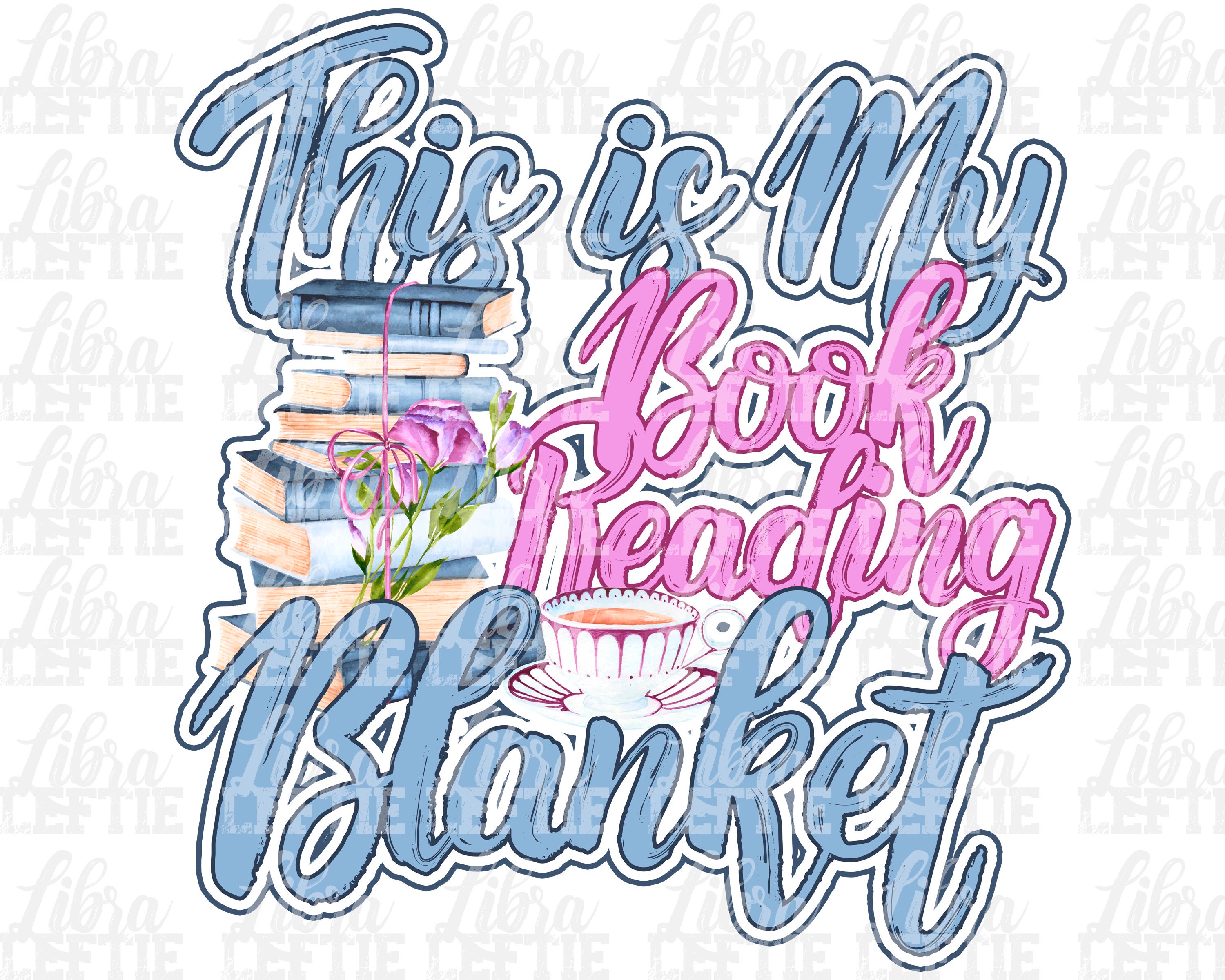 This is My Book Reading Blanket Svg Reading Svg Book Etsy