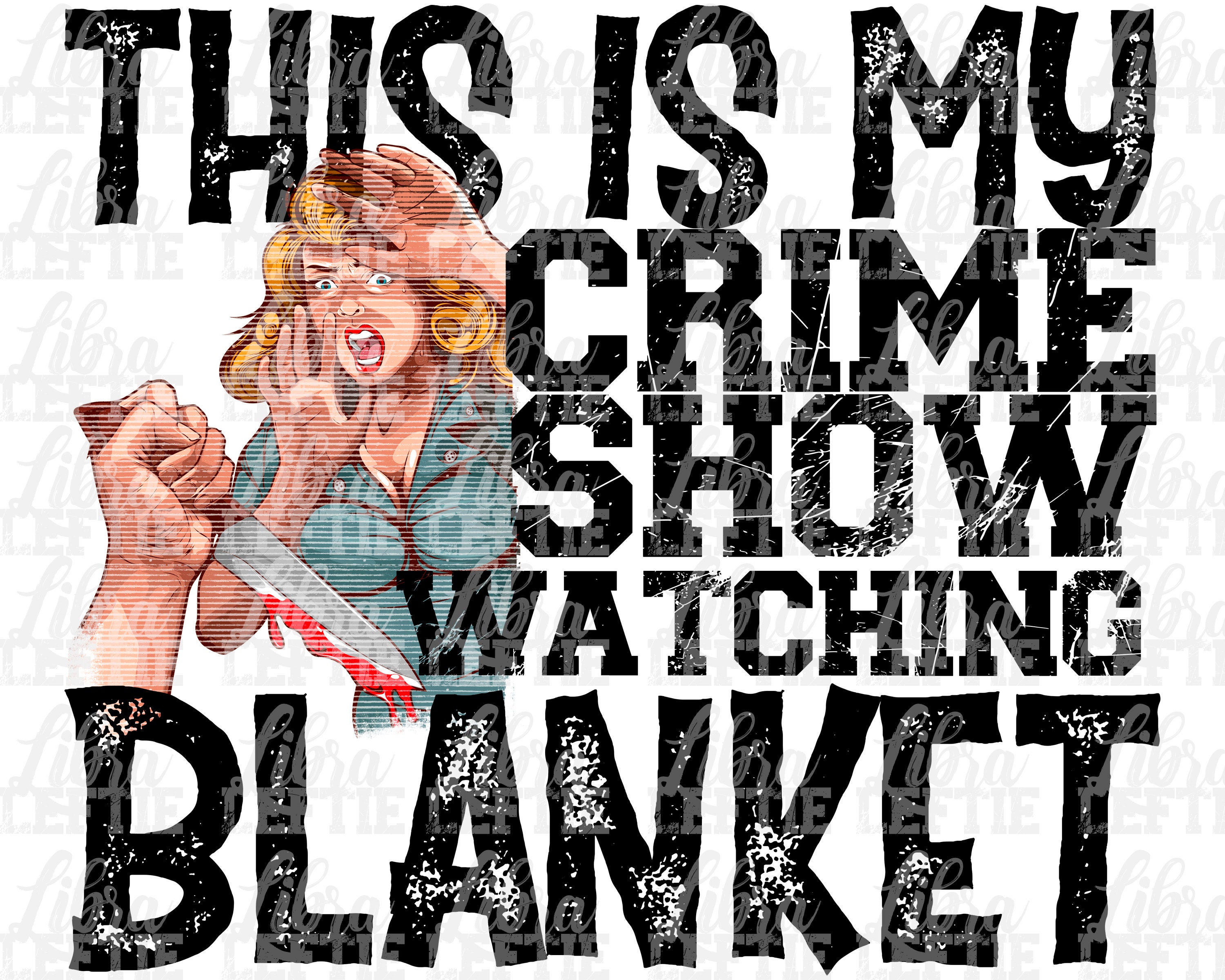 Crime Png Crime Show Blanket Crime Show True Crime Etsy