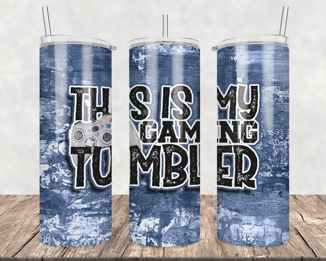 Gaming Tumbler Png 20 Oz Skinny Tumbler Design Sublimation Gamer ...