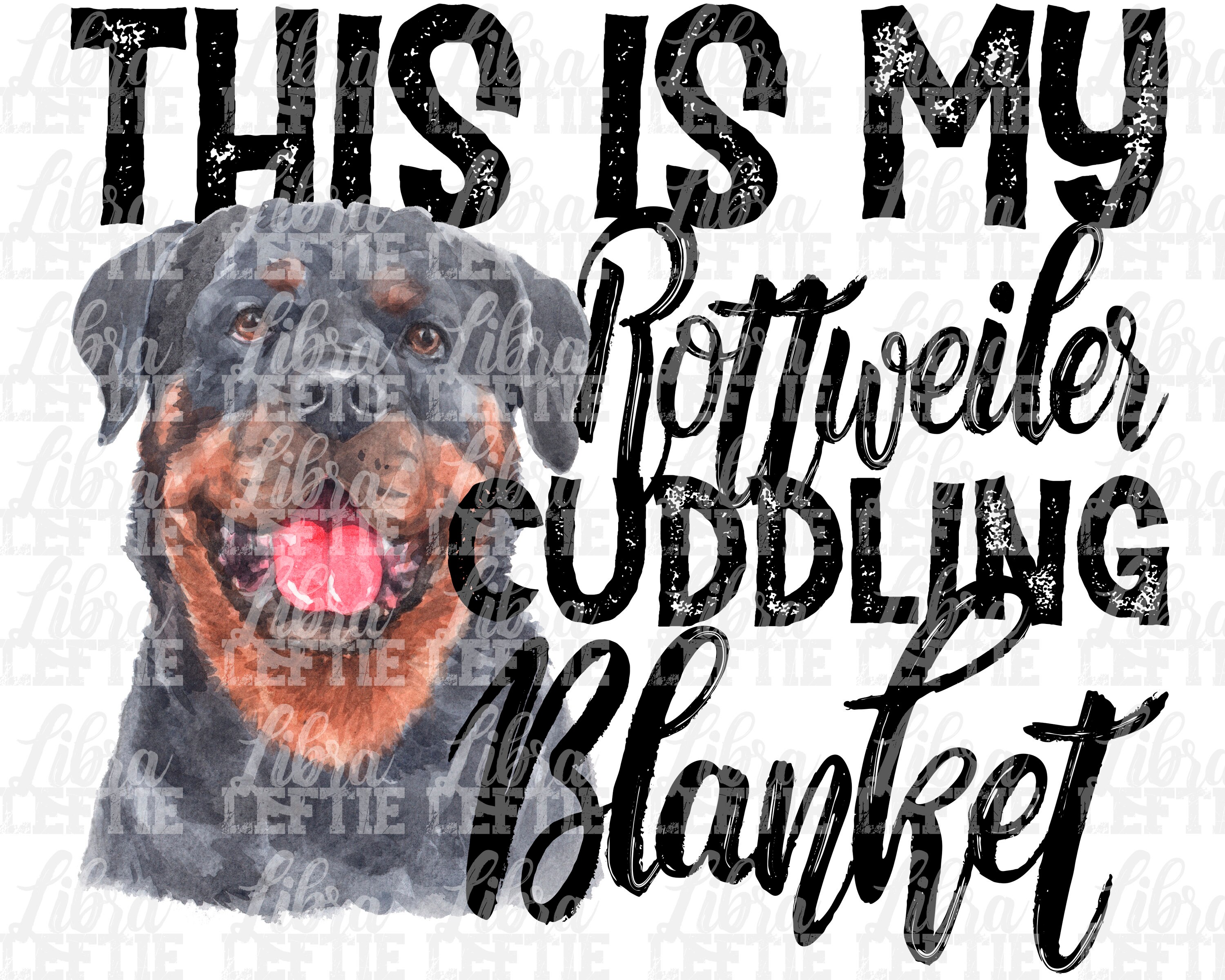 Download Rottweiler Svg Dog SVG Rottweiler Blanket Svg Rottie Svg | Etsy