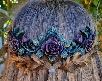 Enchanted Rose Woodland Back Crown