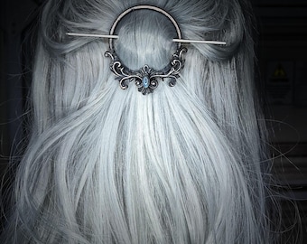 【美品】SYKIA Moon Plate Hair Fork (silver) Silver Moon Hair Fork - Etsy