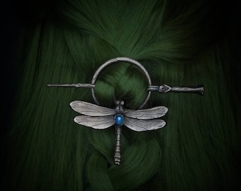 Vintage Libellen Haarspangen - 5er Set Retro Strass Clip Für Halloween & Alltag
