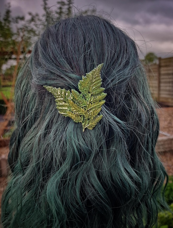 Serefina Feathered Flora Hair Clip/Pin Flora Hair Pins – Jay Kay Braids and Bridal main image 4