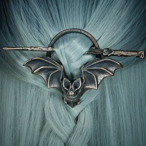 Copper Bat hair pin