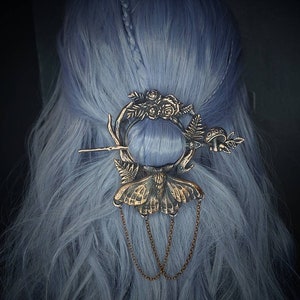 Nature Inspired Moth hair pin