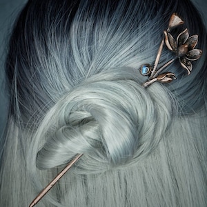 Labradorit Kupfer Haarstab