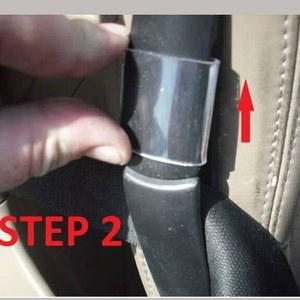 Bmw z3 seatbelt guide repair image 3