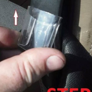 Bmw z3 seatbelt guide repair image 2