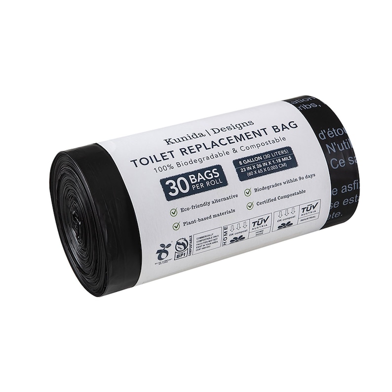 Biodegradable Portable Toilet Bags 30 Compostable Camping Etsy