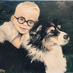 Acrylic painting commission
