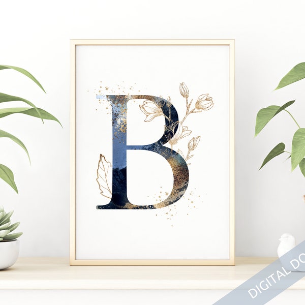 Letter B Poster - Etsy