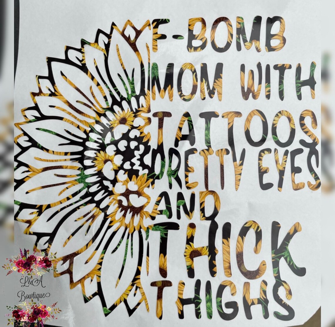 Sunflower Car Decal Etsy