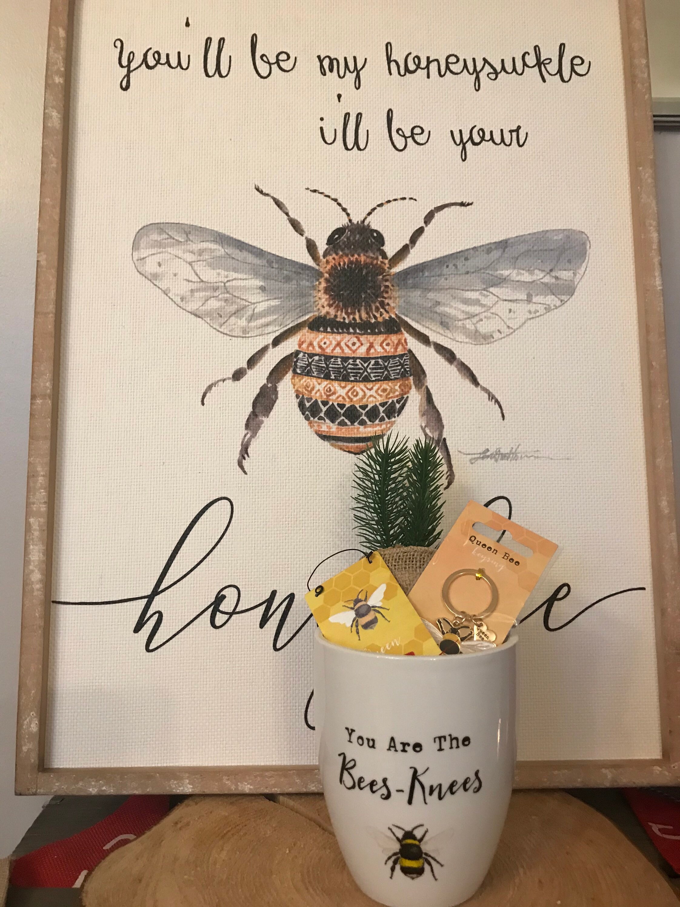 Bee Gifts / Bee Inspired Gift/ Bee Planter / Queen Bee Keyring Etsy
