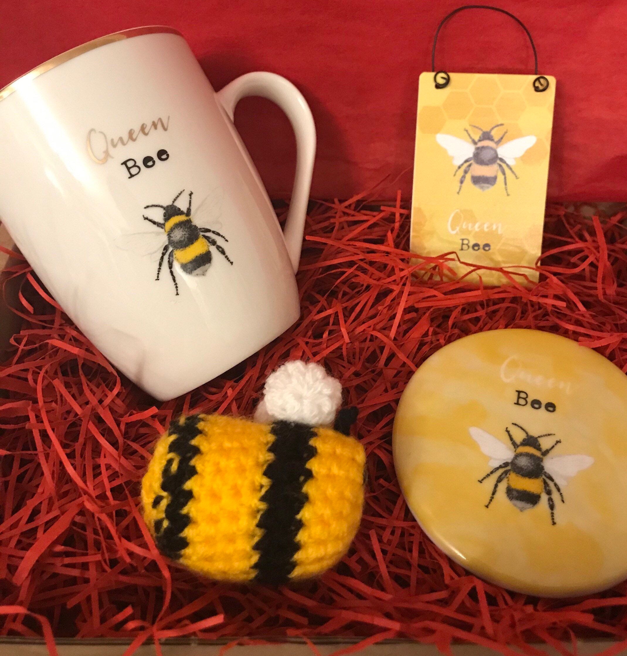 Bee Gift Set For Her Bee Inspired Gift Queen Bee Mug. Queen Etsy