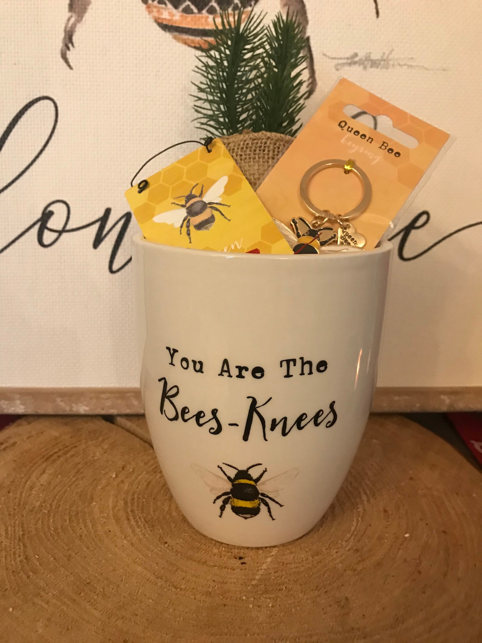 Bee Gifts / Bee Inspired Gift/ Bee Planter / Queen Bee Keyring Etsy