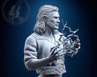 Gale Baldurs Gate 3 | Wizard of Waterdeep Figurine | 3d Printed High Quality | Gift for Gamers | Collectible | BG3 Figure | Gale Bust Figure